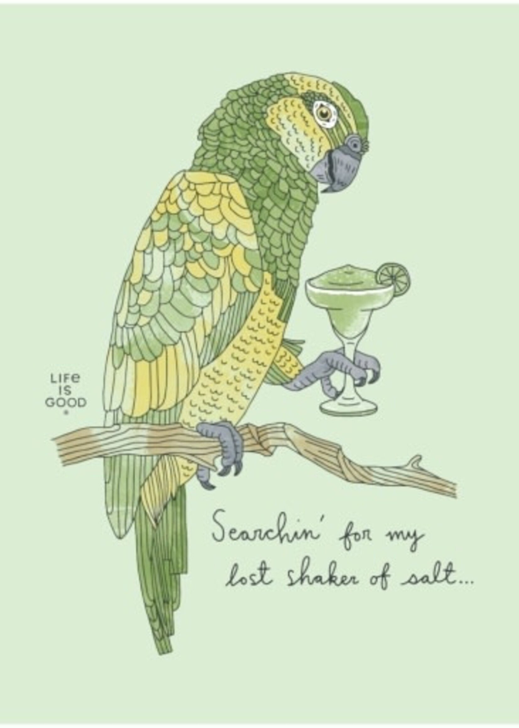 Life is Good WOMEN'S MARGARITA PARROT SHORT SLEEVE CR