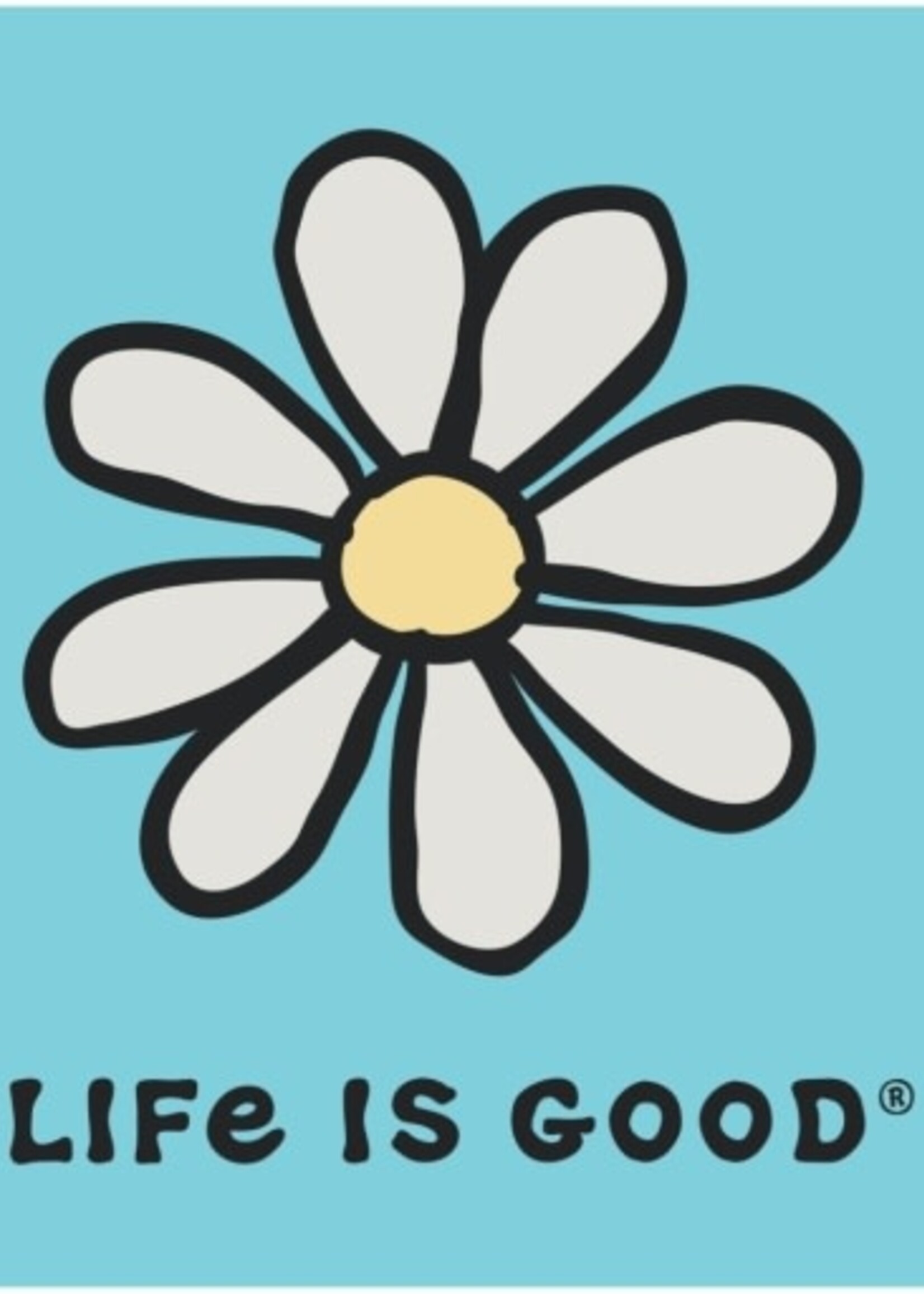 Life is Good WOMEN'S SINGLE DAISY SHORT SLEEVE CRUSHE