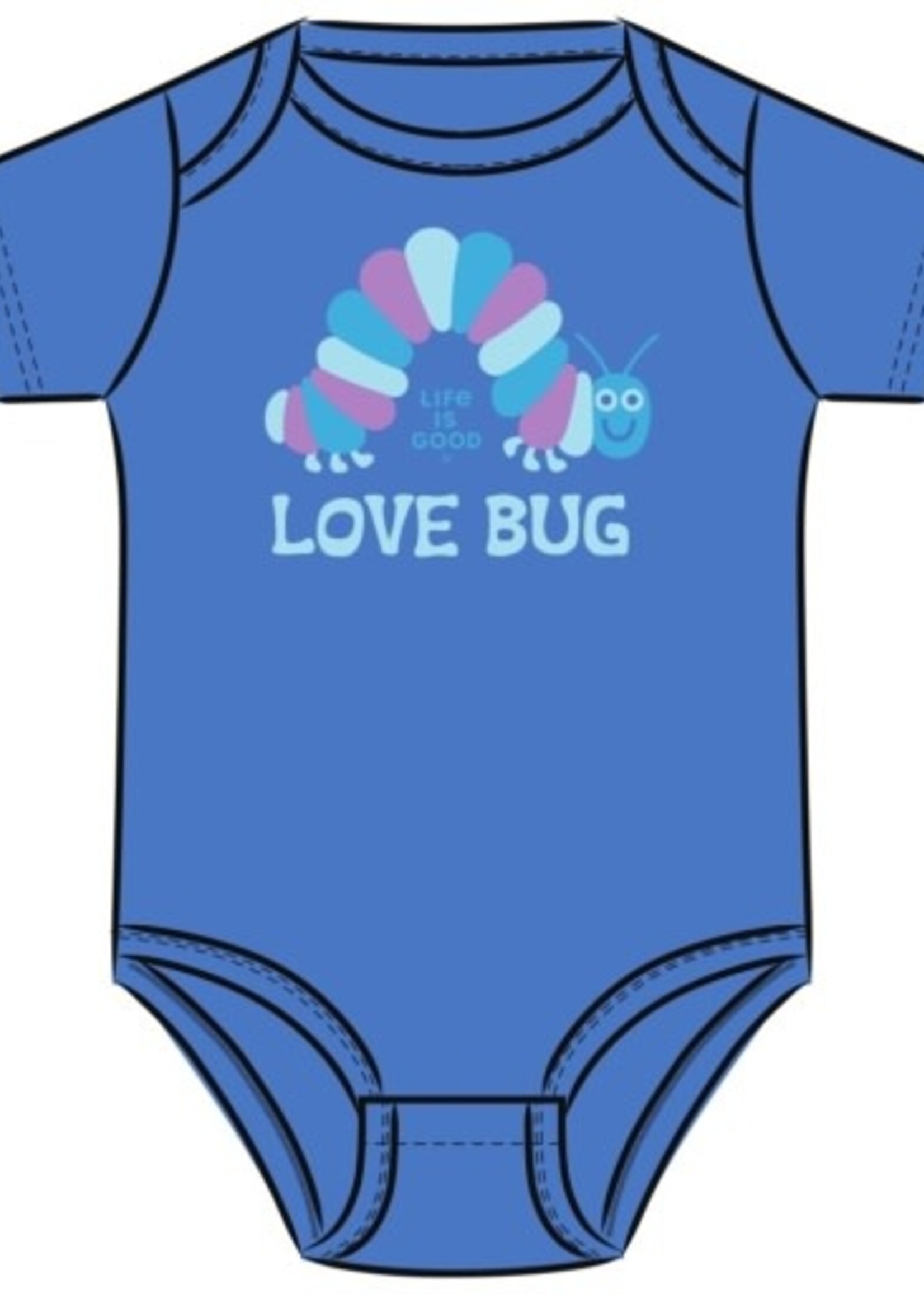Life is Good INFANT LOVE BUG CATERPILLAR SHORT SLEEVE