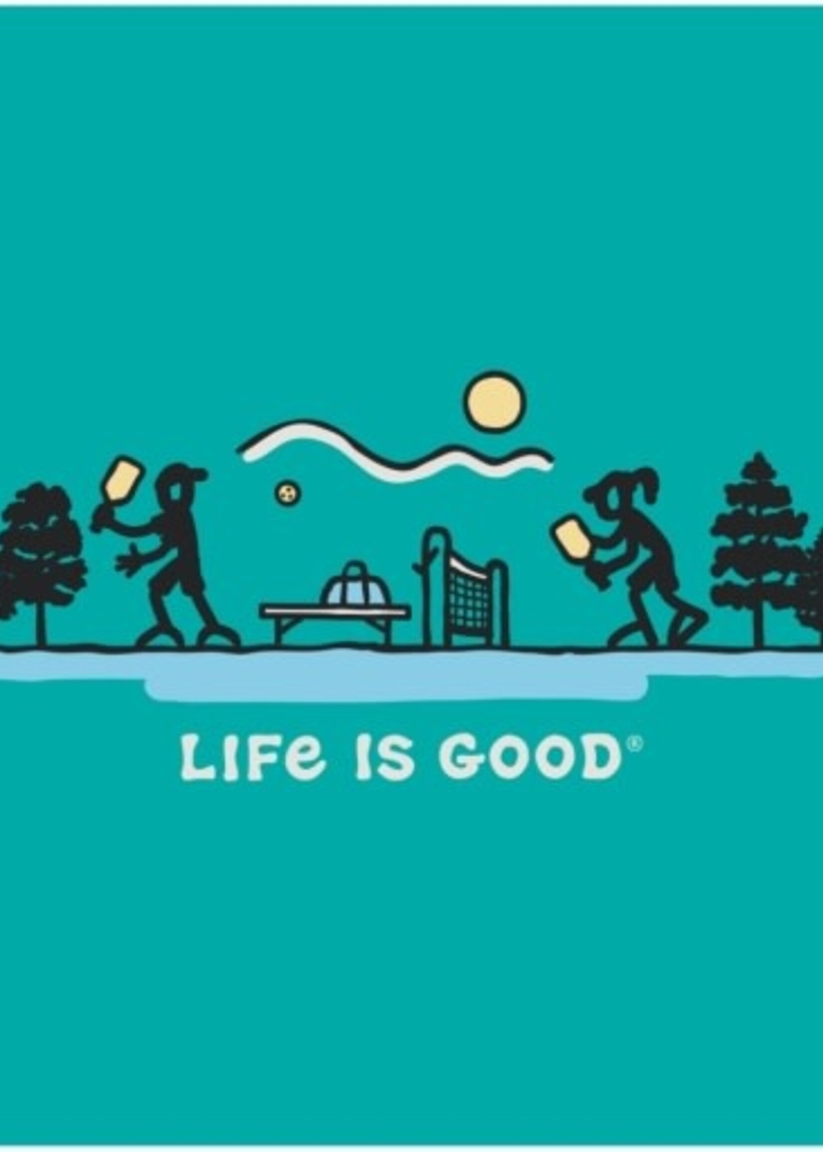 Life is Good WOMEN'S PICKLEBALL VISTA SHORT SLEEVE CR