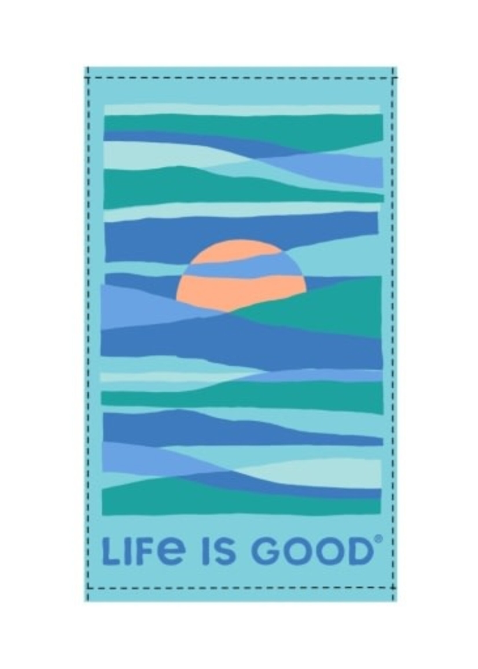 Life is Good ADULT UNISEX  BEACH TOWEL