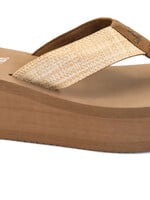 Corkys Footwear Take A Dip Raffia Platform sandals