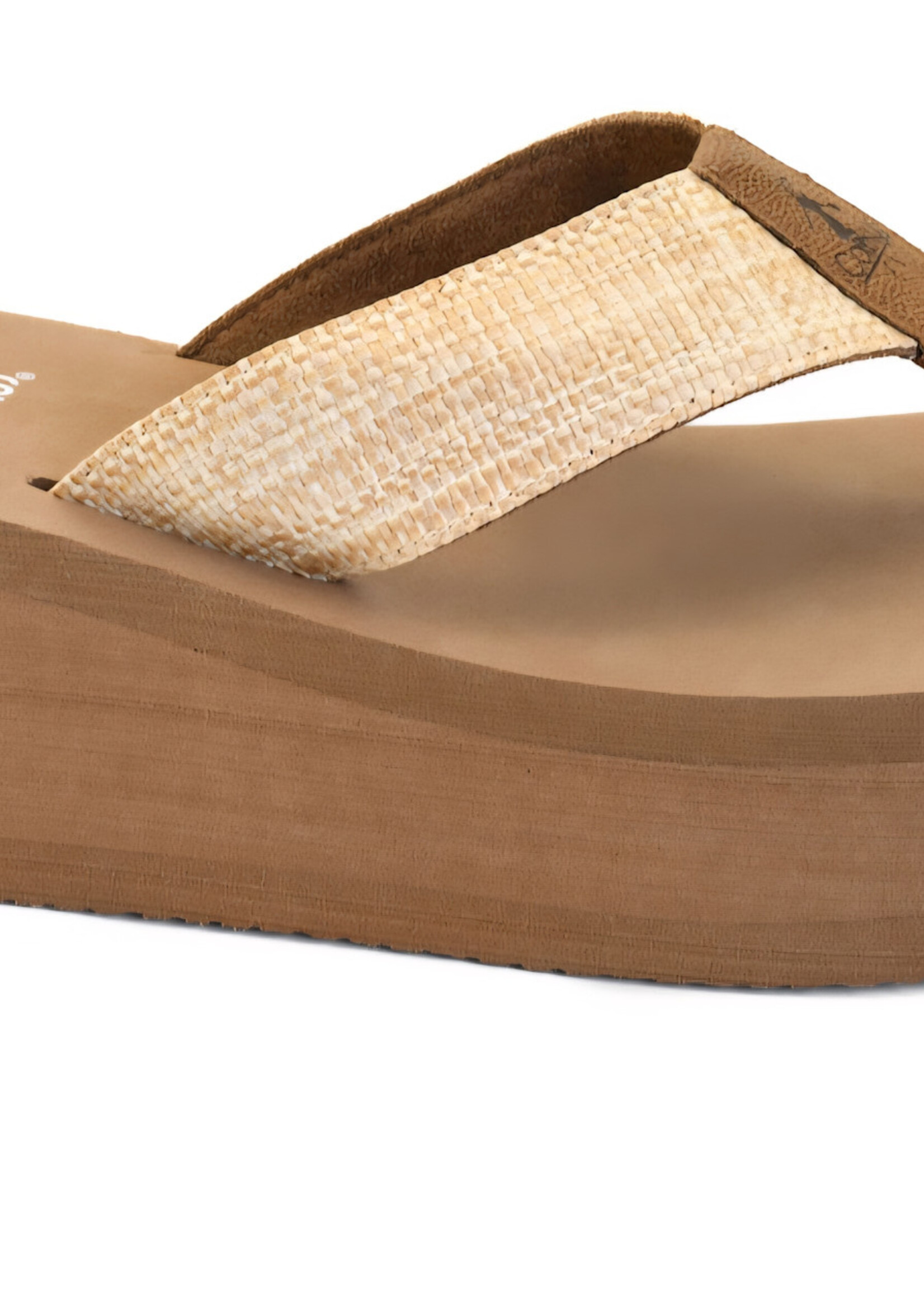 Corkys Footwear Take A Dip Raffia Platform sandals
