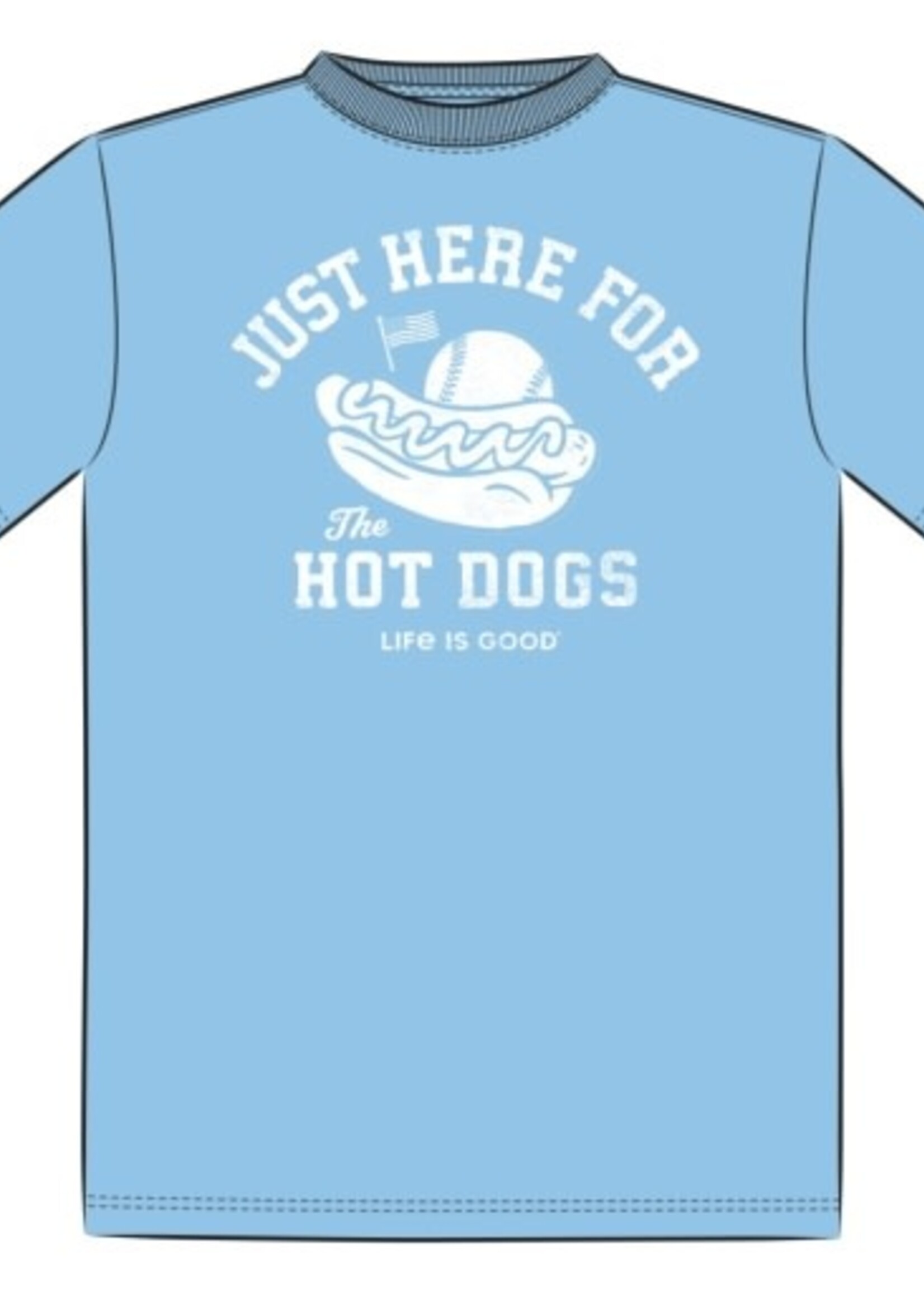 Life is Good KIDS HERE FOR THE HOT DOGS BASEBALL SHOR