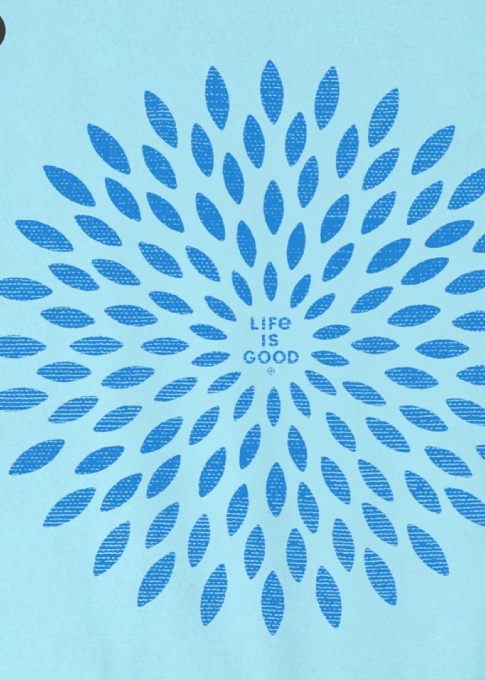 Life is Good WOMEN'S BURST SYMMETRY LONG SLEEVE CRUSH