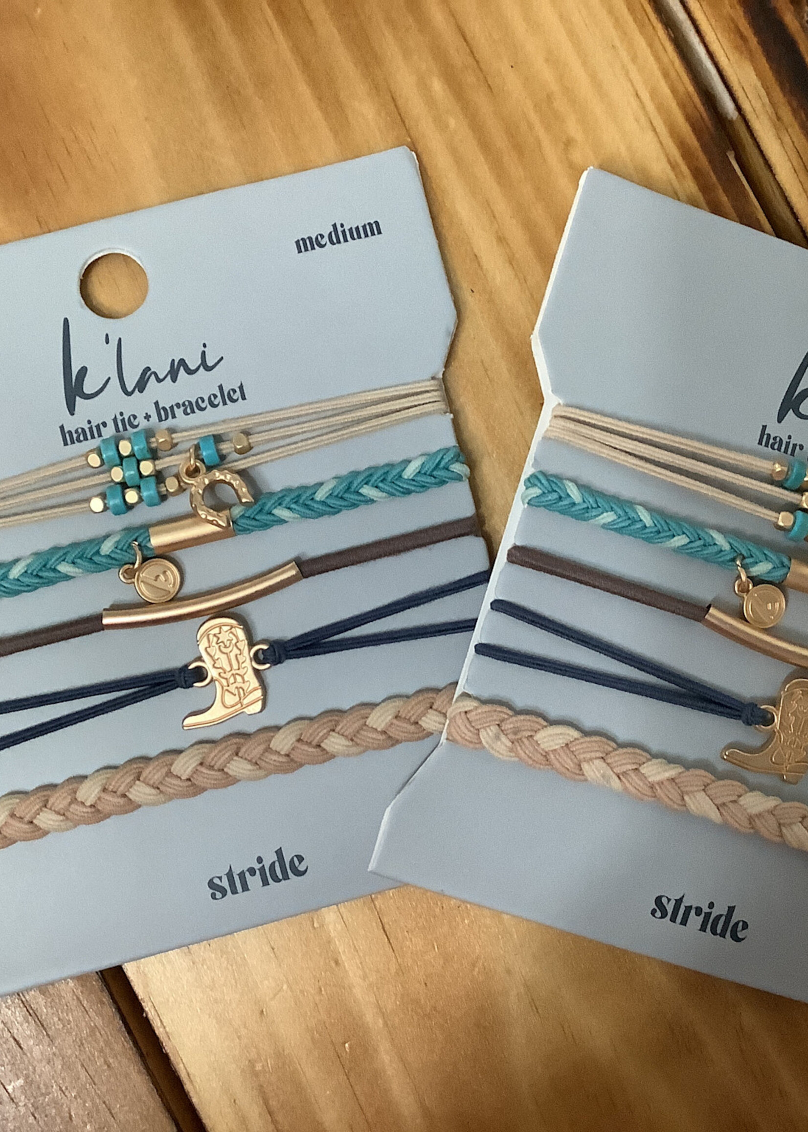 Klani Stride Hair tie bracelet set
