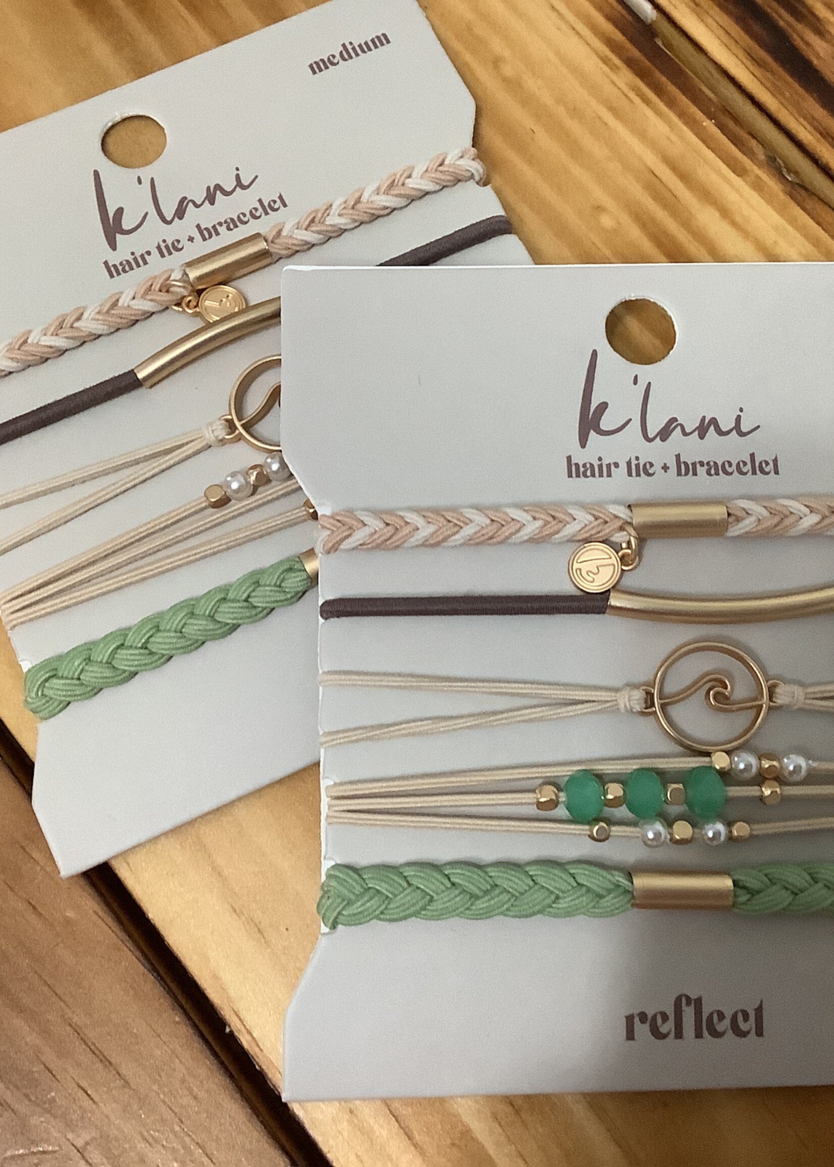 Reflect hair tie bracelet