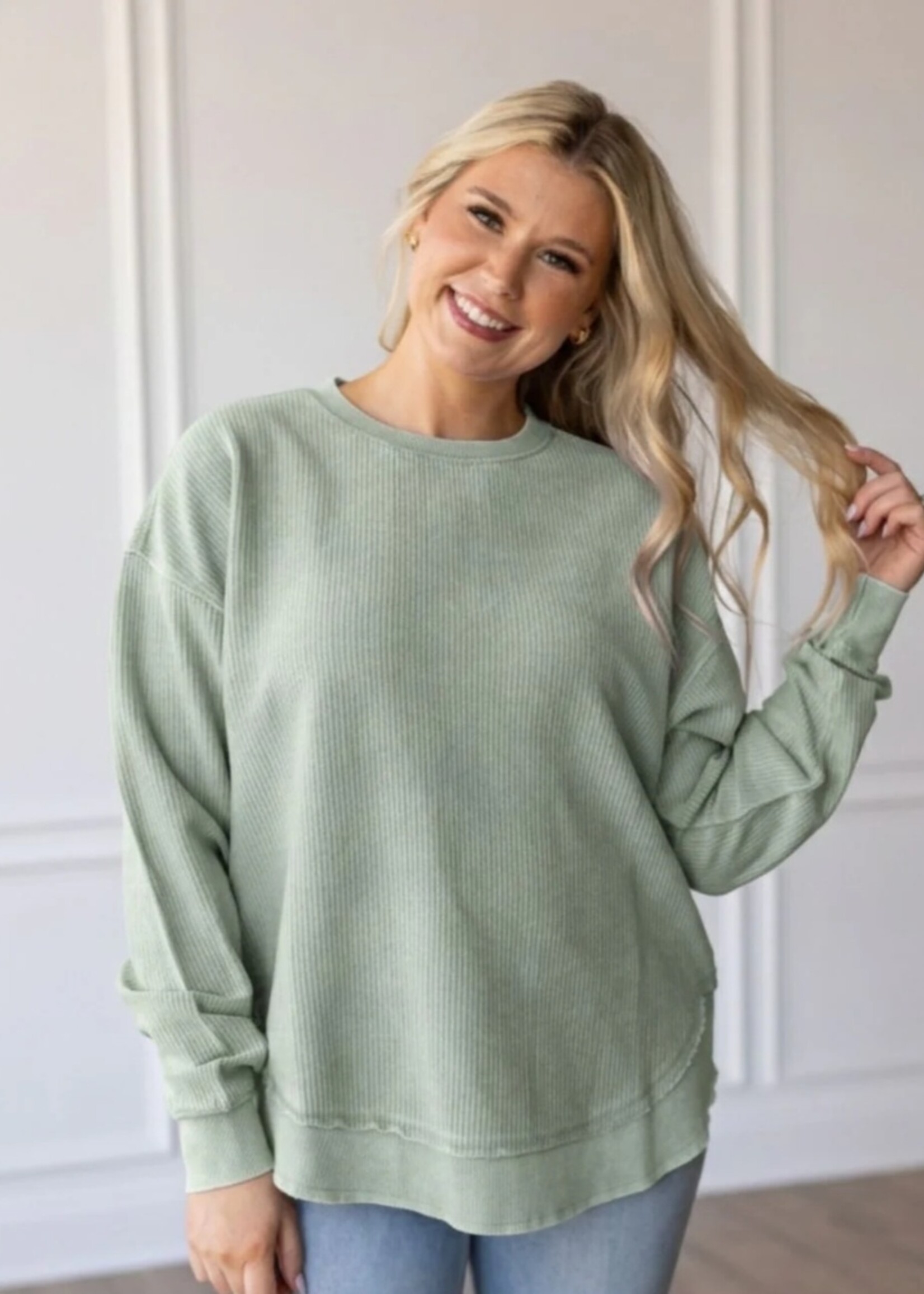 Spring Corded Crew Necks