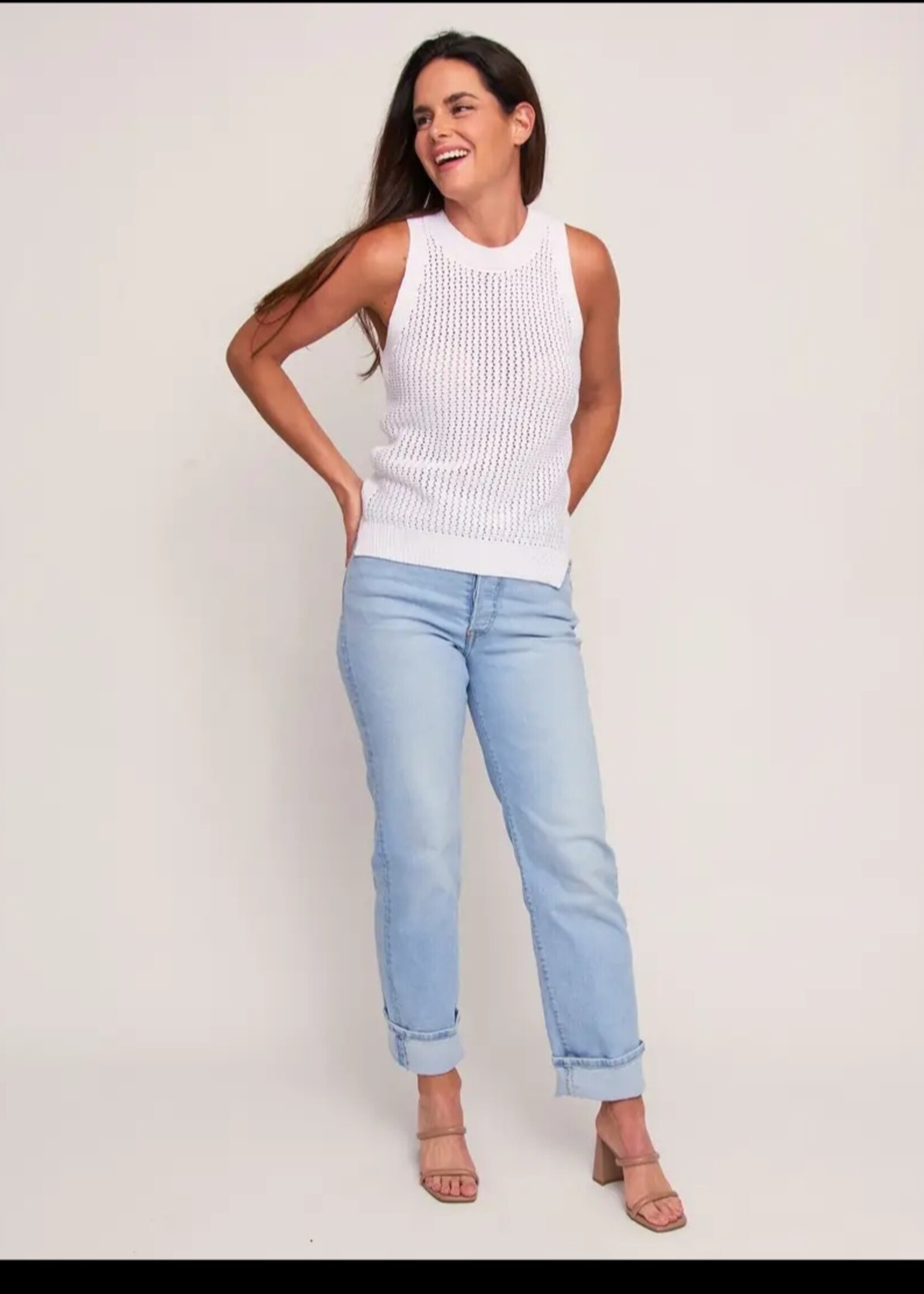 Cotton Sweater Tank