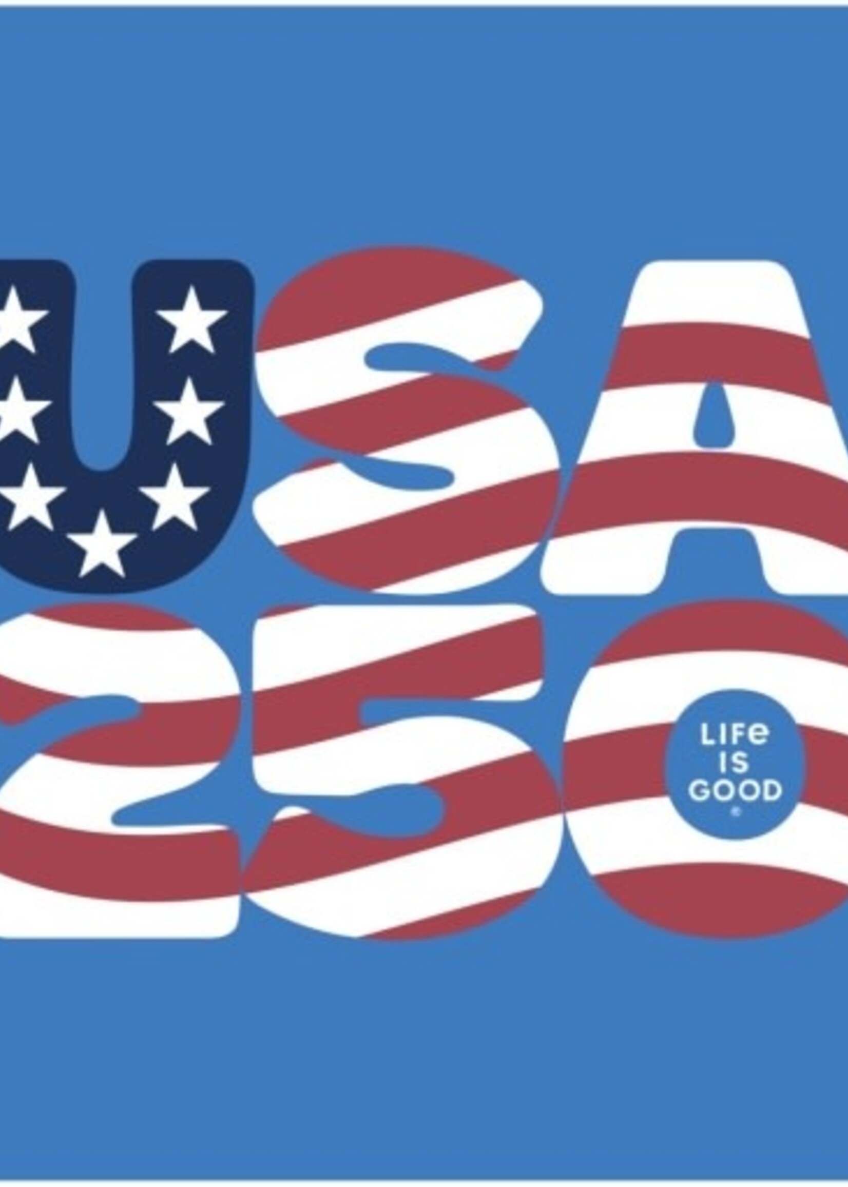 Life is Good WOMEN'S USA 250 SHORT SLEEVE CRUSHER TEE