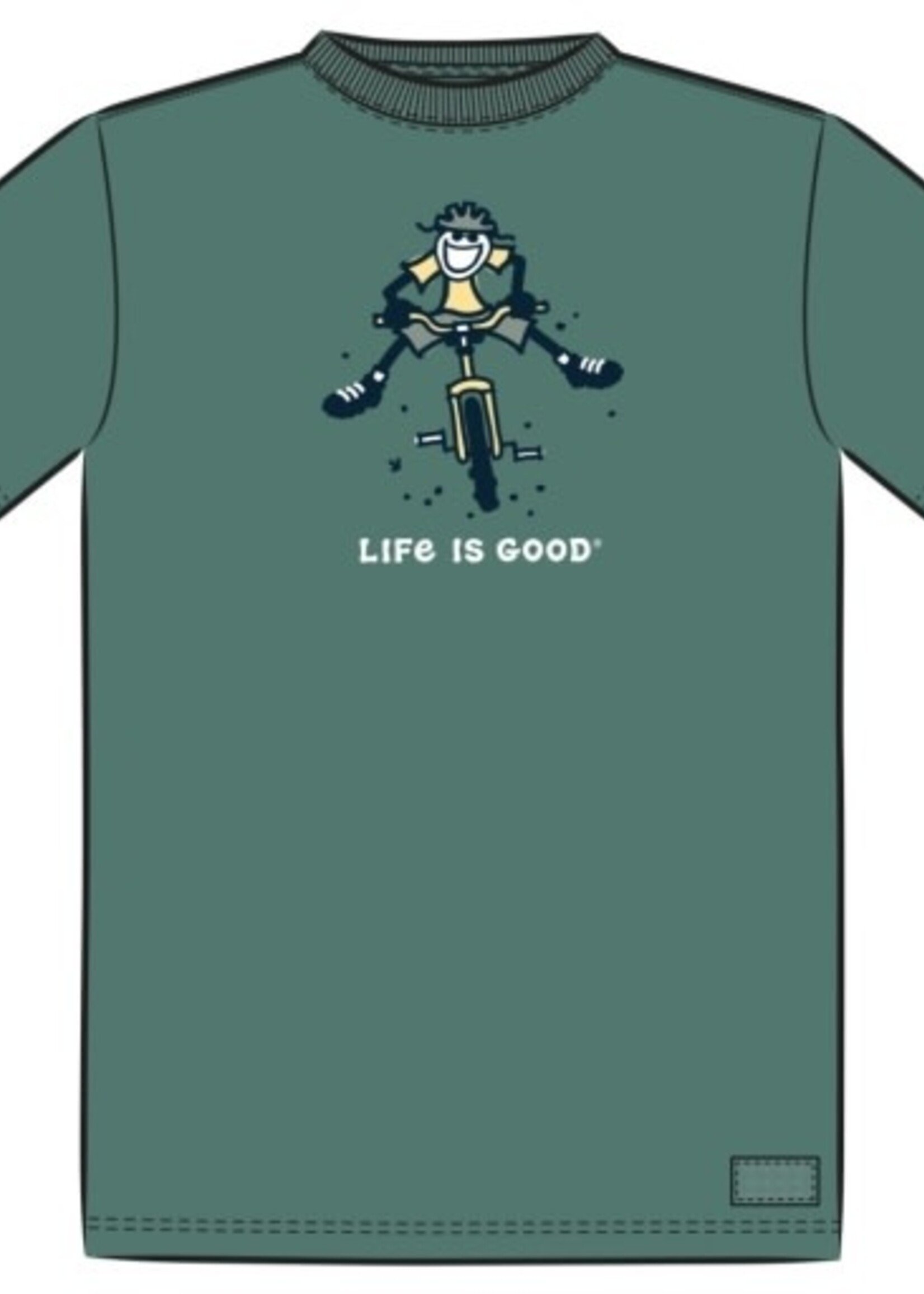Life is Good MEN'S JAKE MOUNTAIN BIKE SHORT SLEEVE CR