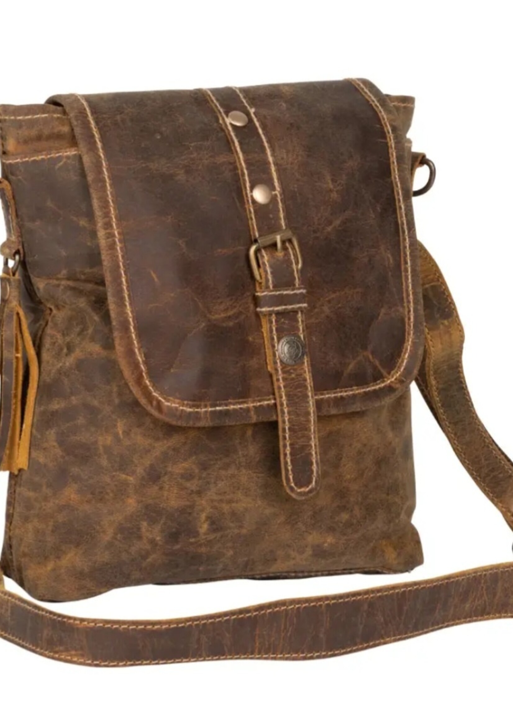 Myra Brown Beauty Leather Bag