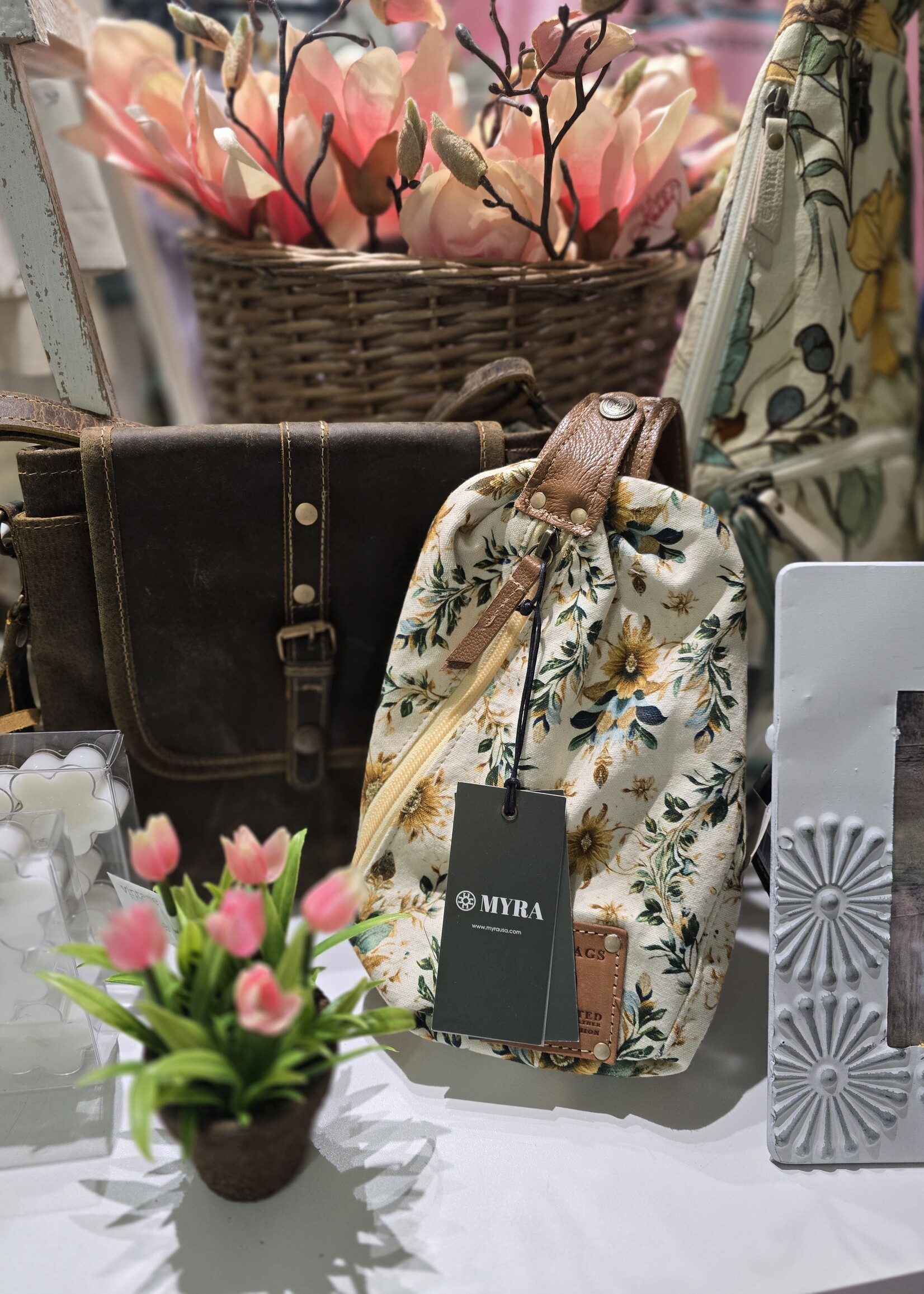 Myra Brown Beauty Leather Bag
