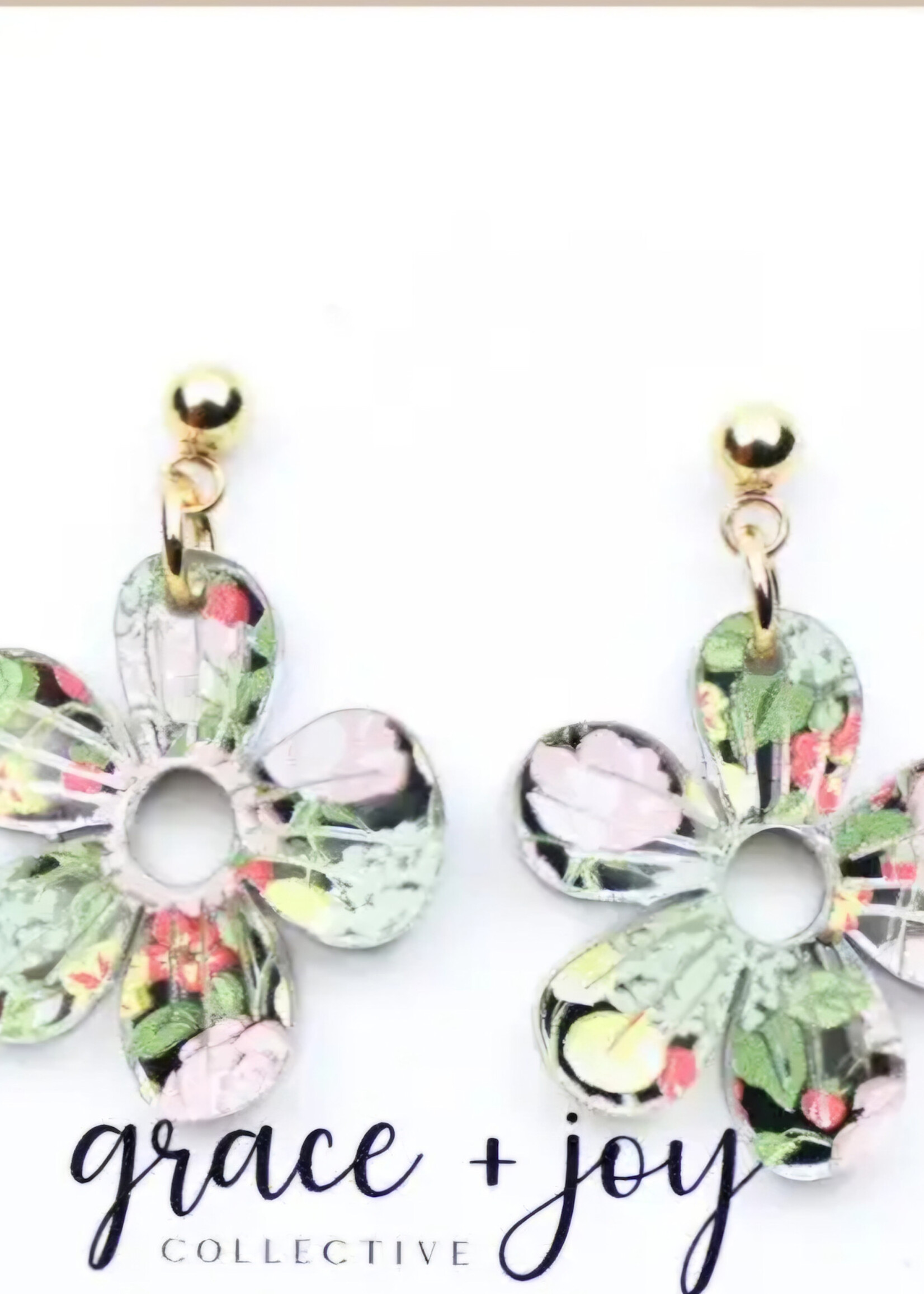 Grace & Joy Flower dangles earrings