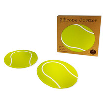 Silicone Tennis Coasters - Set of 4