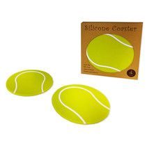 Silicone Tennis Coasters - Set of 4