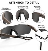 Extremus Diablo Polarized Sports Sunglasses - Grey