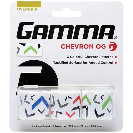 Gamma Chevron Overgrip - 3pk