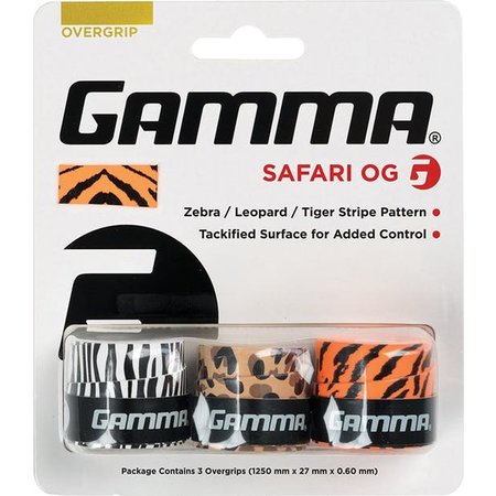 Gamma Safari Overgrip - 3pk
