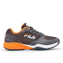 Mens Volley Zone Pickleball Shoe - Grey/Orange