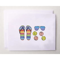 Tennis In Style Note Cards w/ envelopes - Box of 10