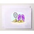 Bloom Designs Tennis Flops Note Cards w/ envelopes - Box of 10