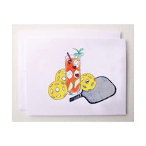 Pickleball In Style Note Cards w/ envelopes - Box of 10
