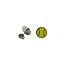 Racquet Inc Flat Tennis Ball Earrings