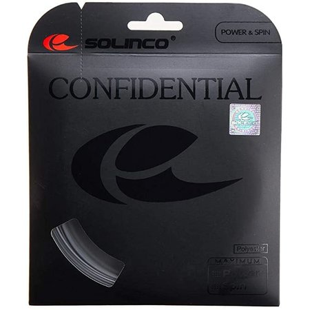 Solinco Confidential - 17g - Dark Silver - Set