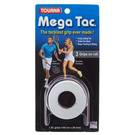 Tourna Mega Tac Overgrips White