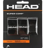 Head Super Comp Overgrips - Black - 3pk