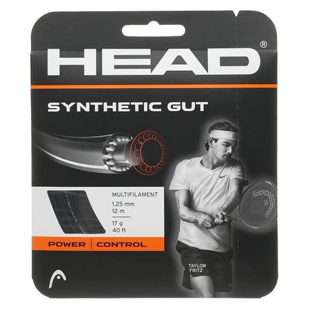 Head Synthetic Gut 17g Black