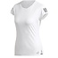 Adidas Club 3 Stripe Tee White - L