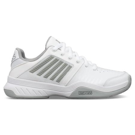 K-Swiss Womens Court Express - White/Grey/Silver