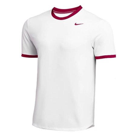 Nike Court Dry Top Colorblock Men's - Burgundy Small
