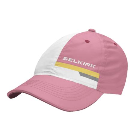 Selkirk Legend Line Lightweight Performance Hat - White&Pink