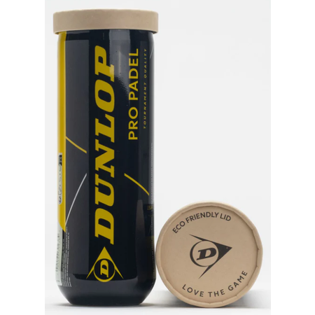 Dunlop Pro Padel Balls - 3pk can