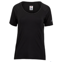Women's Pickleball Short Sleeve Tee - Black XL