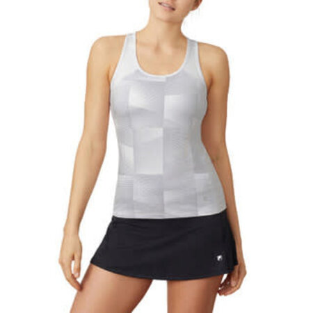 Fila Womens Court Tank - Grey Accent - Medium