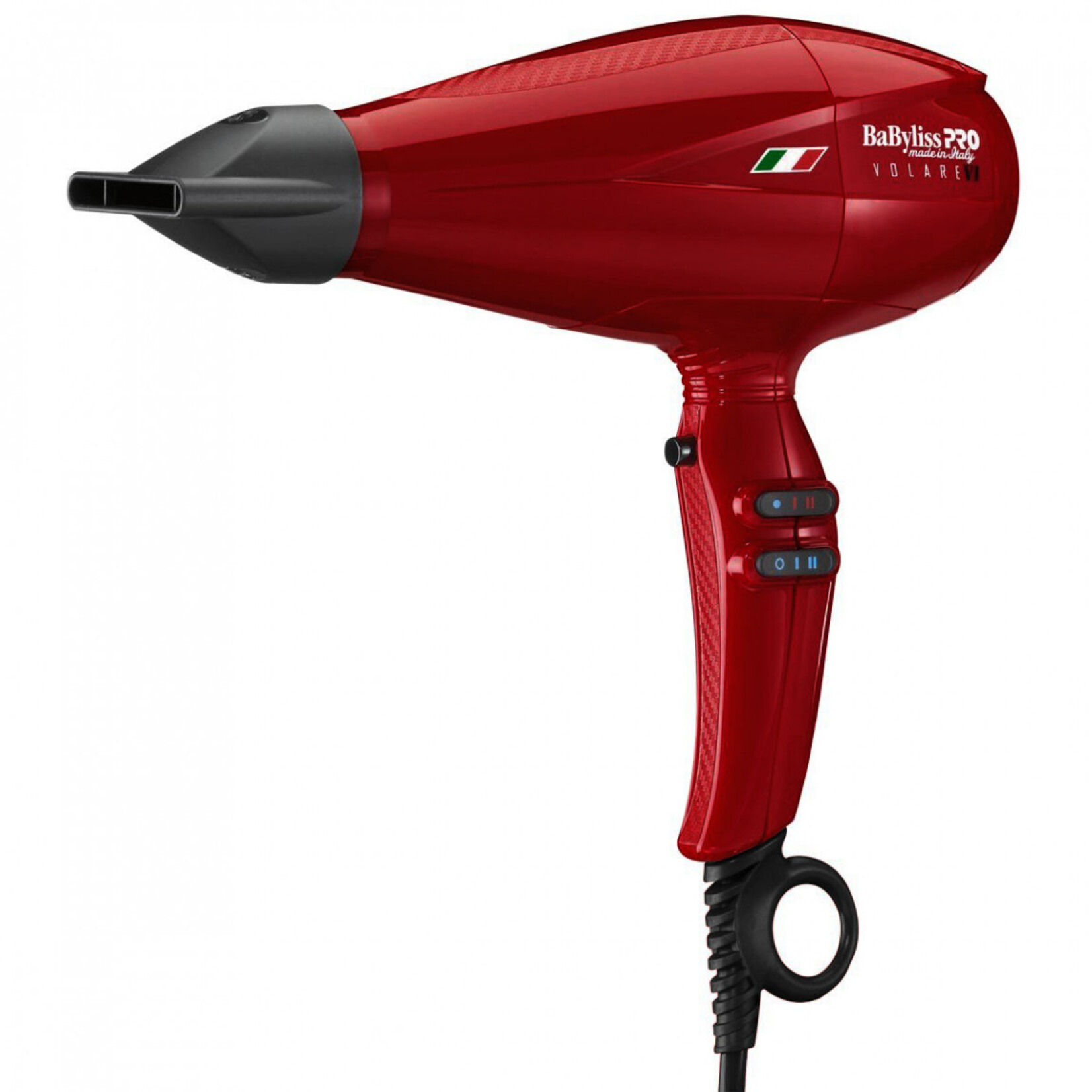 BABYLISS PRO BABFRV1C -  BABYLISS SECHOIR VOLARE AC IONIC/NANOTITANE ROUGE