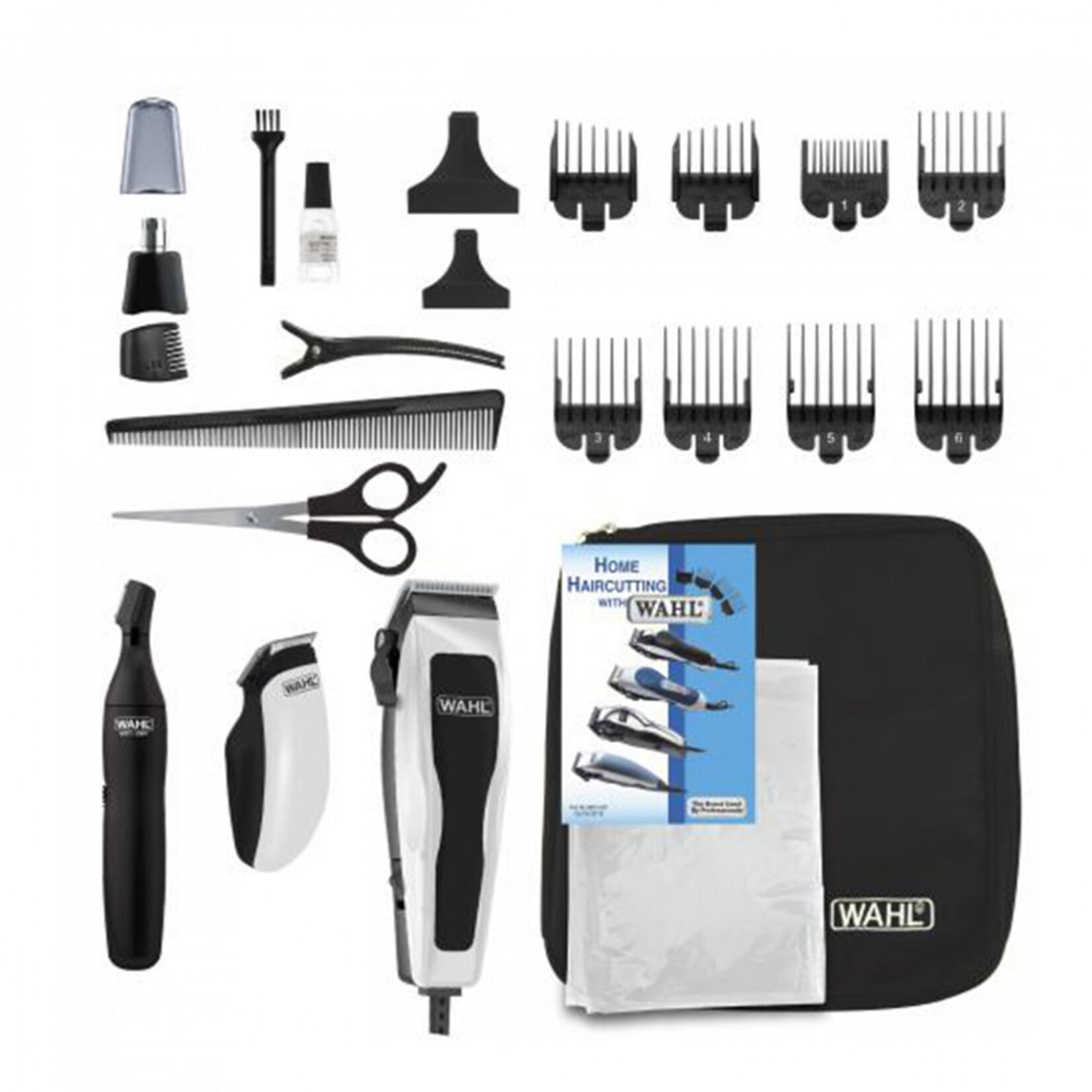 WAHL 3107 ENS TONDEUSE TROUSSE DE BARBIER FIL WAHL