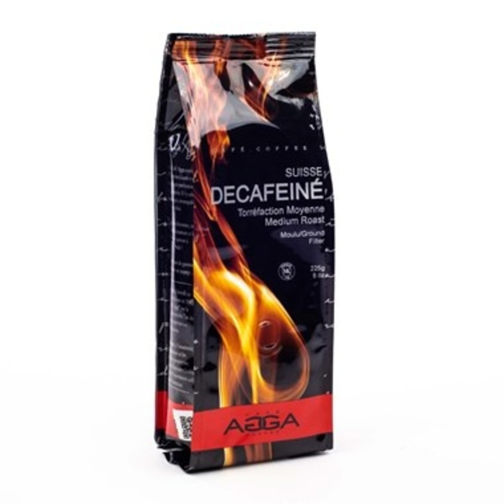AGGA 800372 - AGGA DÉCAFÉINÉ SUISSE 225G MOULU