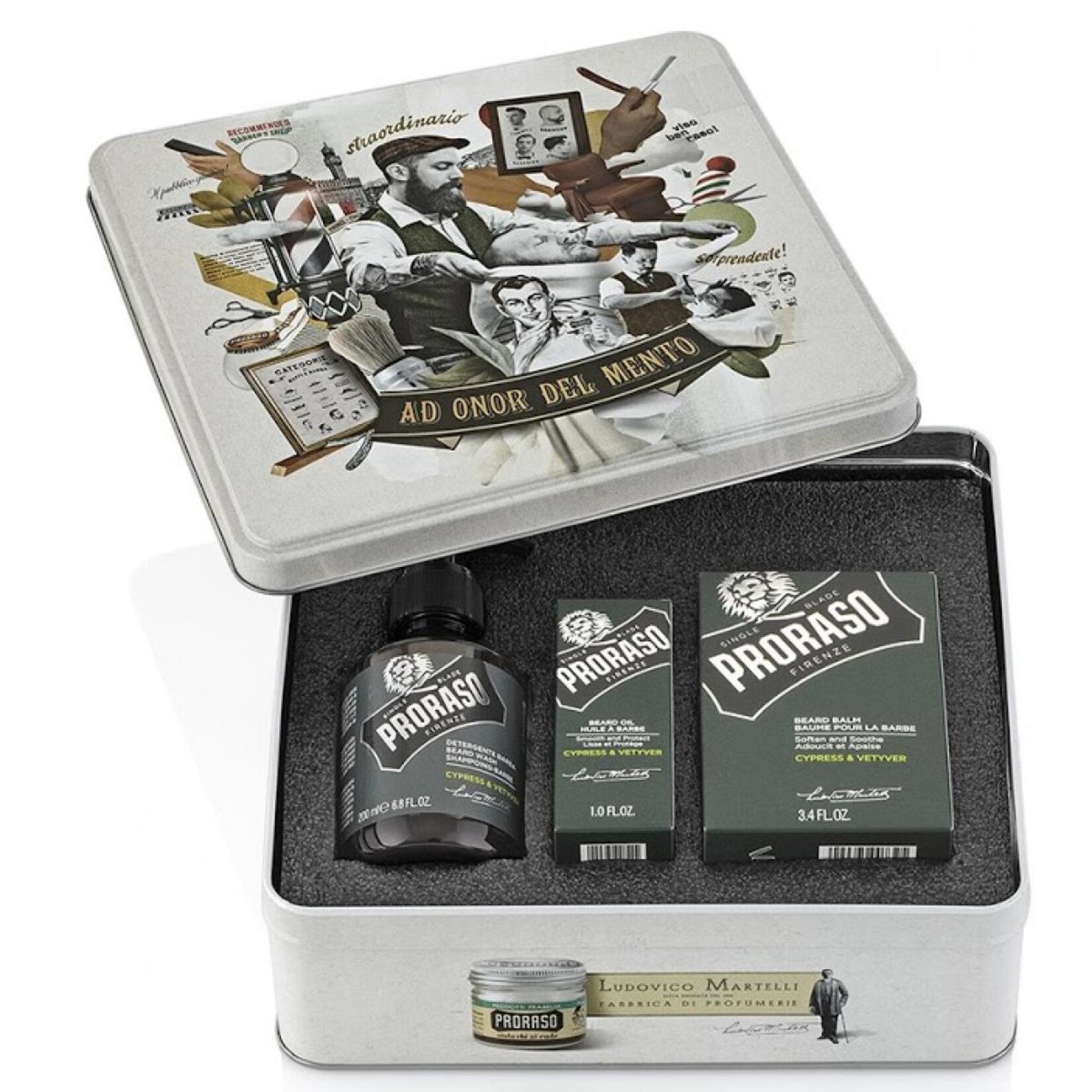 PRORASO P692 COFFRET BARBE CYPRESS & VETYVER PRORASO