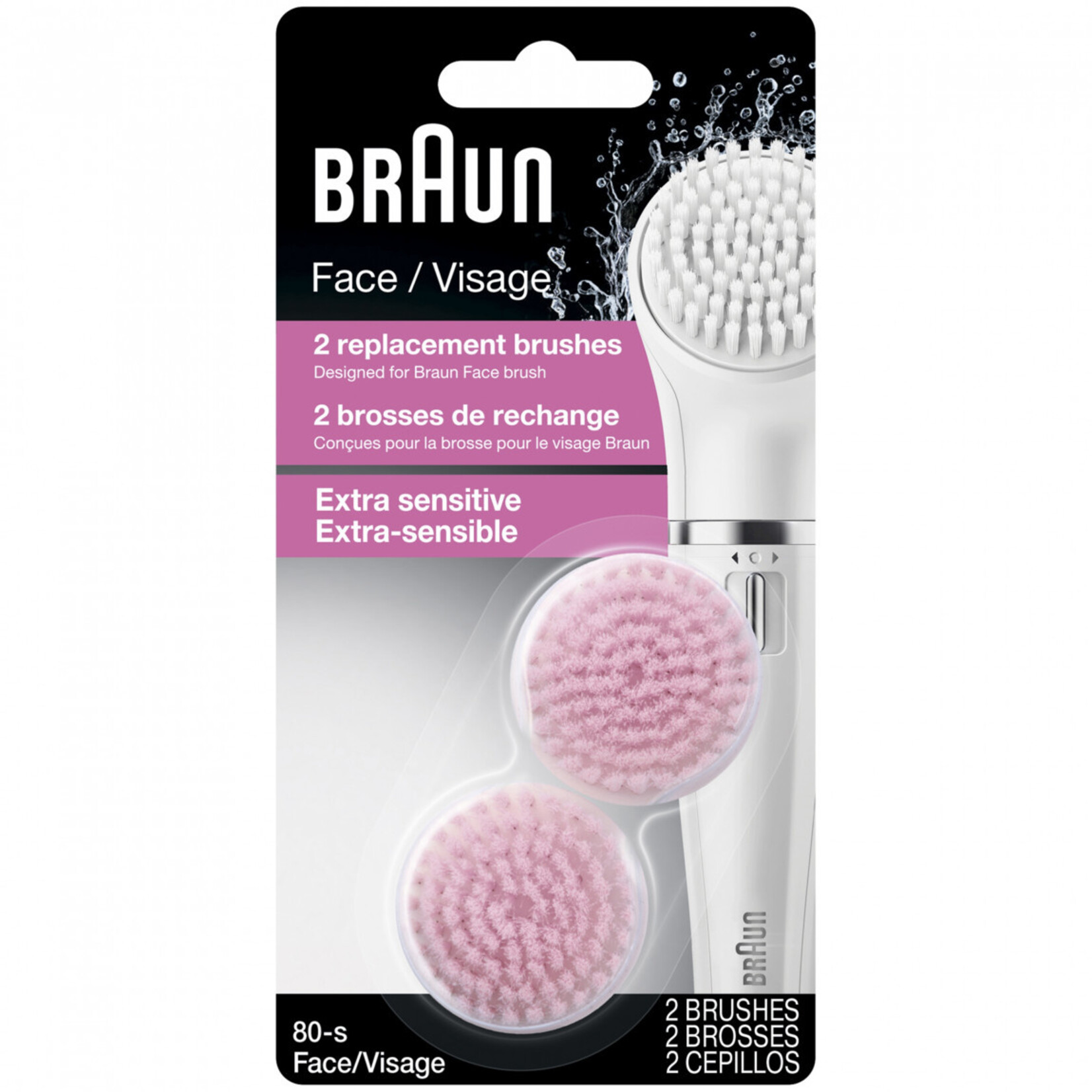 BRAUN 80S - BRAUN TETE REMPL (2) SENSIBLE SE830