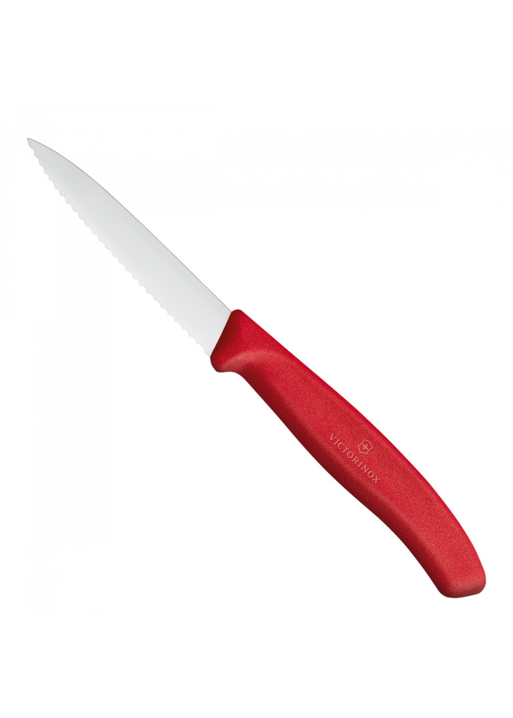 VICTORINOX 6.7631.C1 - VICTORINOX COUTEAU ROUGE OFFICE 3 1/4 DENTELER