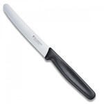 VICTORINOX 6.7833 COUTEAU STEAK 4 1/2 DENT BOUT ROND NOIR