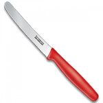 VICTORINOX 6.7831.C1- VICTORINOX  COUTEAU  4 1/2 DENT BOUT ROND ROUGE