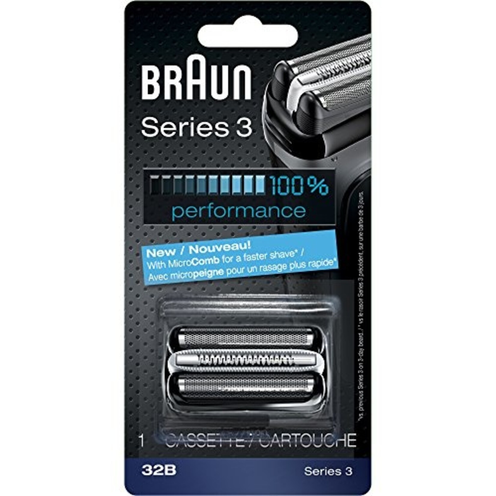 BRAUN 32B - BRAUN GRILLE/COUTEAU 32B NOIR