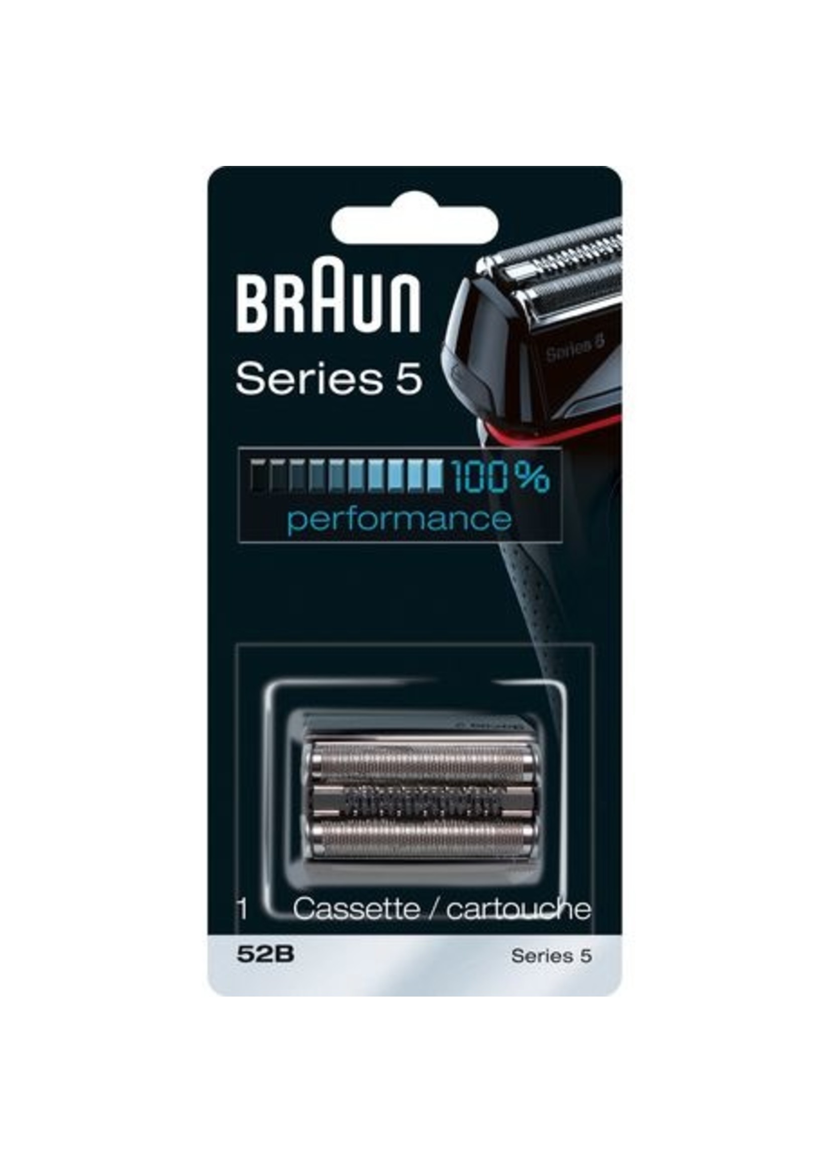 BRAUN 52B - BRAUN GRILLE/COUTEAU 52B NOIR (DISC) remplacer par 83M