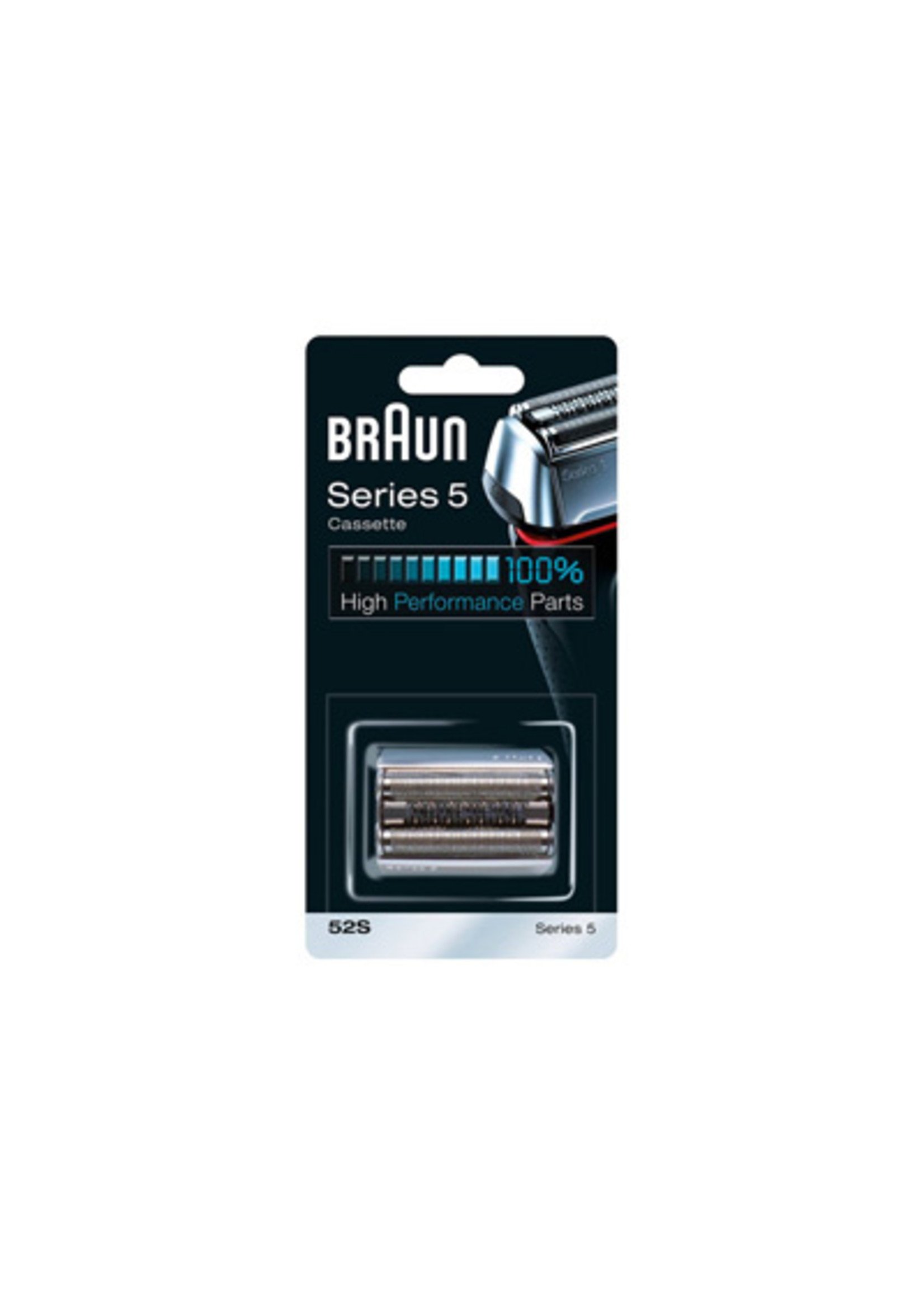 BRAUN 52S GRILLE/COUTEAU 52S ARGENT